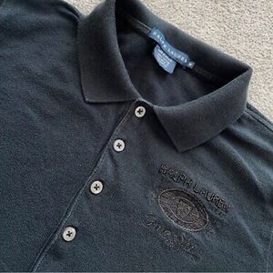 Vintage Ralph Lauren Ski Association Beaded Crest Long-Sleeve T-shirt #0101